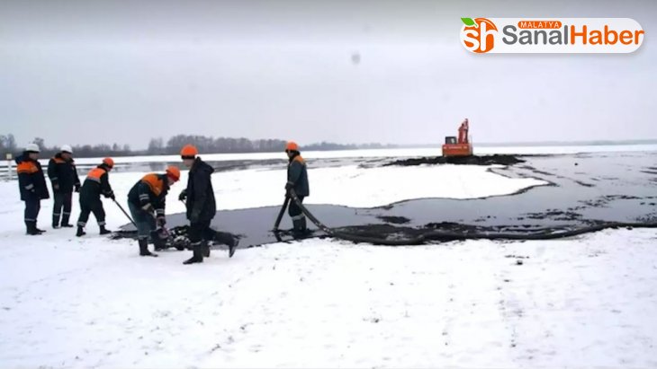 Rusya'nın Belarus'tan geçen petrol boru hattında patlama