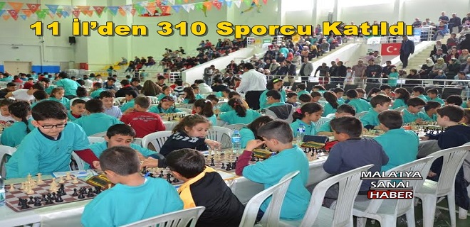 Malatya'daki Satranç Şenliğine 11 İl’den 310 Sporcu Katıldı