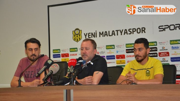 Sergen Yalçın 'Yeni Malatyaspor olarak iyi başlamak istiyoruz'