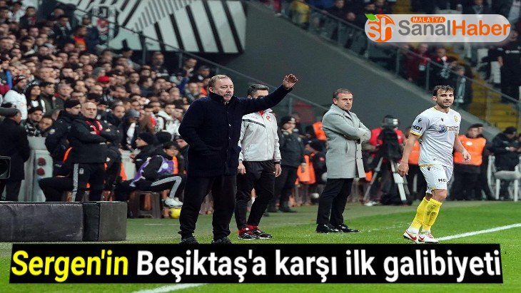 Sergen'in Beşiktaş'a karşı ilk galibiyeti