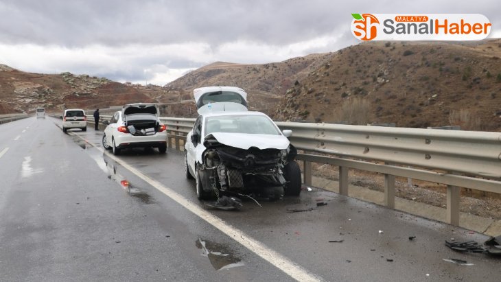 Sivas'ta trafik kazası:1 yaralı