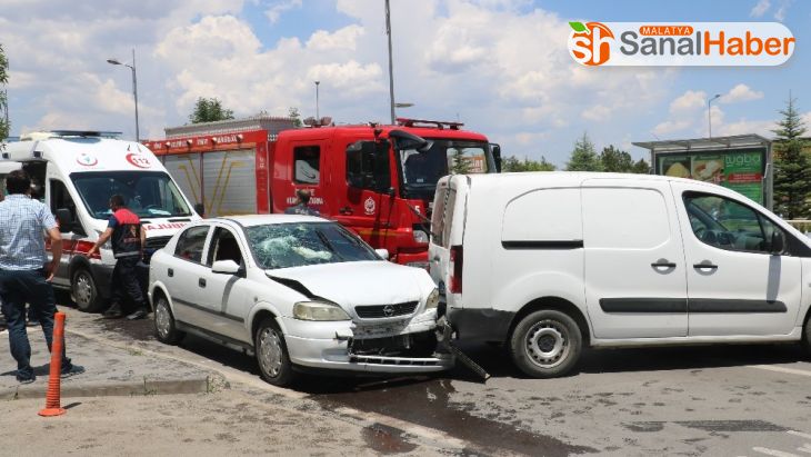 Sivas'ta trafik kazası:1 yaralı