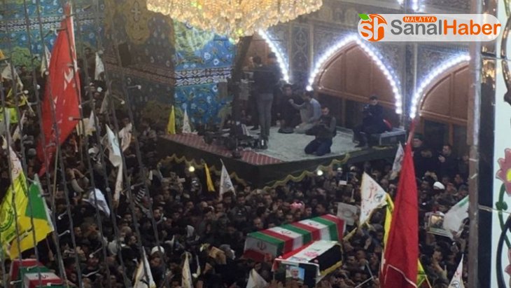 Süleymani'nin Kerbela'daki cenaze törenine binlerce kişi katıldı