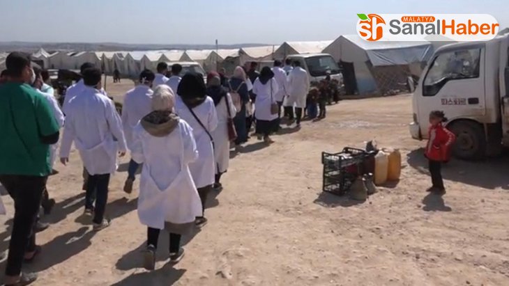 Suriyeli sağlık bilimleri öğrencilerinden Korona virüsle mücadele kampanyası