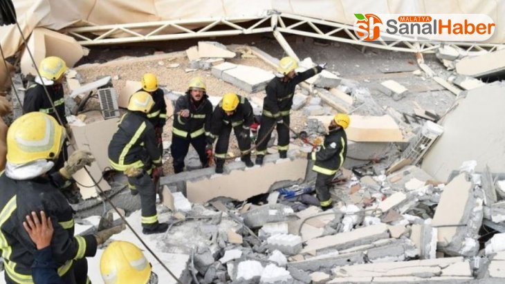 Suudi Arabistan'da üniversitenin duvarı çöktü: 2 ölü, 13 yaralı