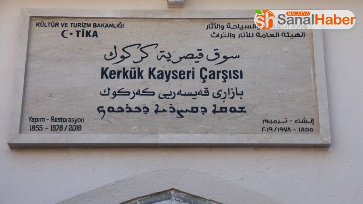 Tarihi Kayseri Çarşısı'nın onarımı Türkiye tarafından yapıldı