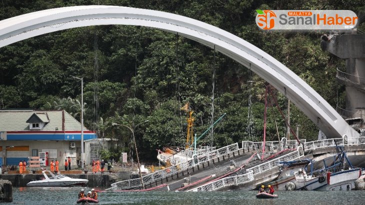 Tayvan'da köprü çöktü: En az 10 yaralı