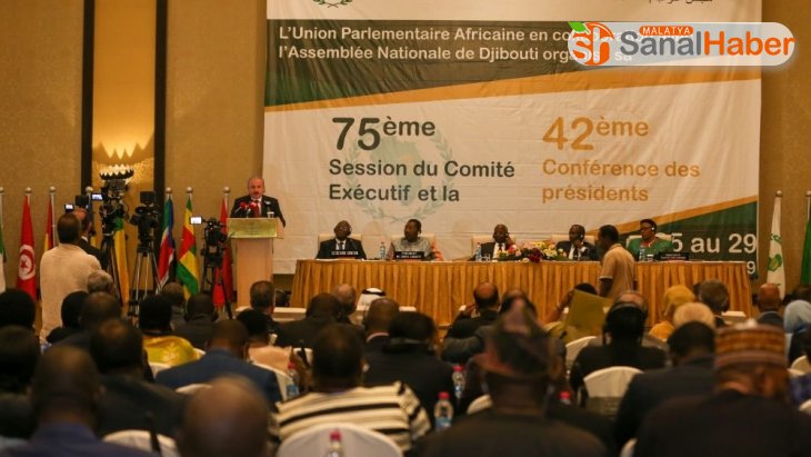 TBMM Başkanı Şentop, 42. Afrika Parlamenterler Birliği Konferası'nda konuştu