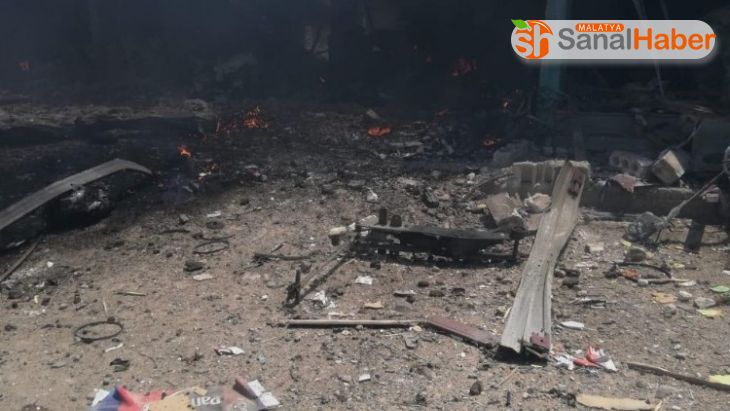 Tel Halef köyünde bomba yüklü bir araç patladı: 3 ölü, 10 yaralı