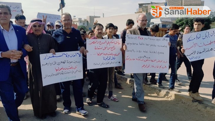 Tel Rıfat'ta SMO ve TSK'ya destek gösterisi düzenlendi