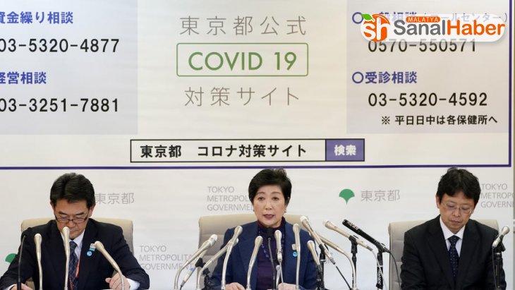 Tokyo Valisi Koike, 'evde kal' çağrısı yaptı, marketlerde uzun kuyruk oluştu