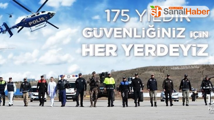 Türk Polis Teşkilatı 175'inci yılını kutluyor