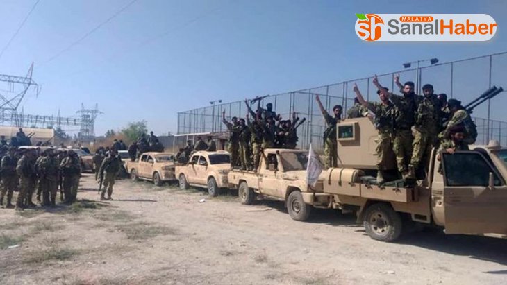 Türkiye destekli Suriye Milli Ordusu Tel Abyad sınırına doğru ilerliyor