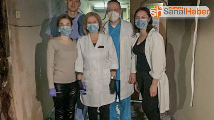 Ukrayna'da korona virüs hastalarının tedavi gördüğü hastane kundaklandı