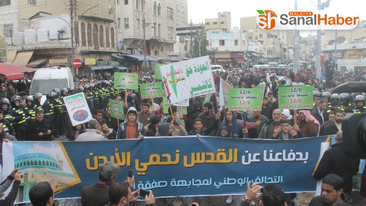 Ürdün'de İsrail karşıtı protesto