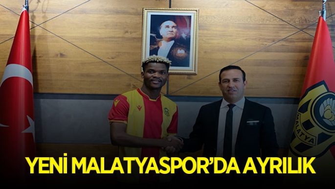 Yeni Malatyaspor'da ayrılık