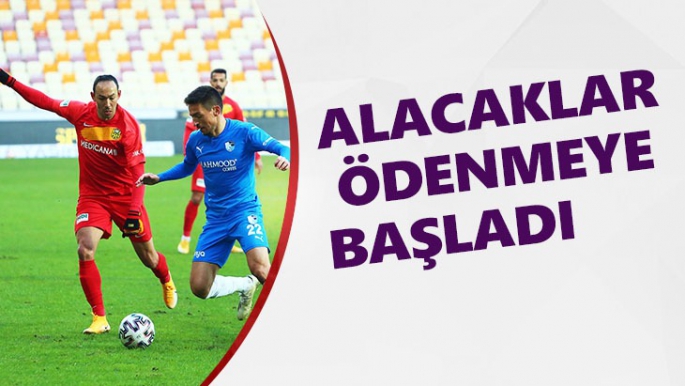 Yeni Malatyaspor’da futbolcuların alacakları ödenmeye başladı