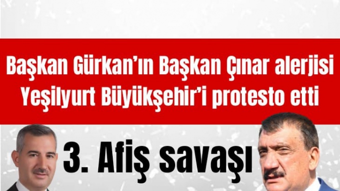 Yeşilyurt Büyükşehir’i protesto etti