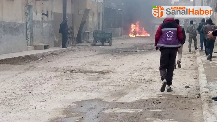 YPG Azez'de füze ve topçu saldırısı düzenledi: 3 yaralı