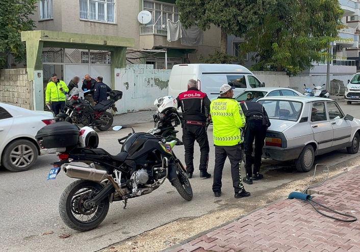 Adıyaman´da şase numarası silinmiş motosiklet yakalandı
