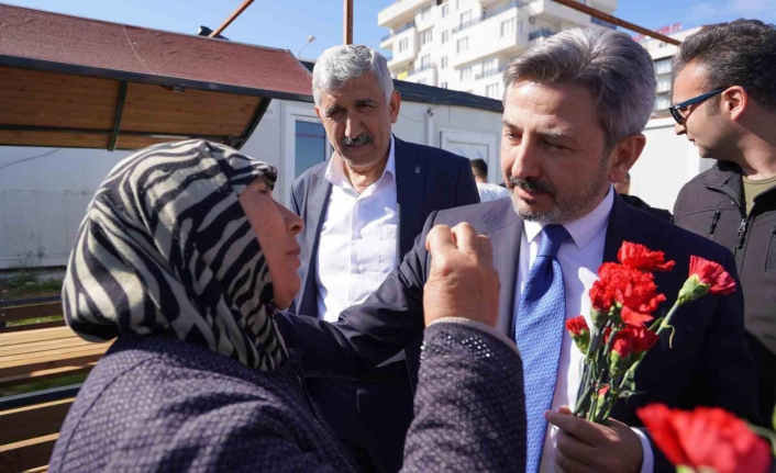 Bakan Yardımcısı Aydın, deprem mağduru kadınları unutmadı
