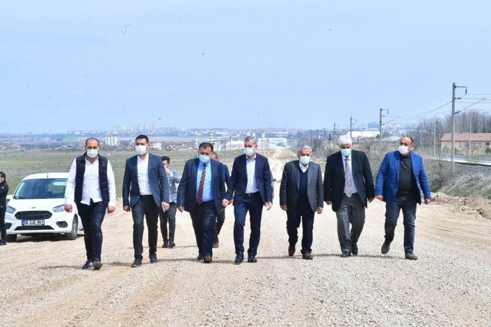Başkan Çınar, alternatif yol güzergâhını inceledi
