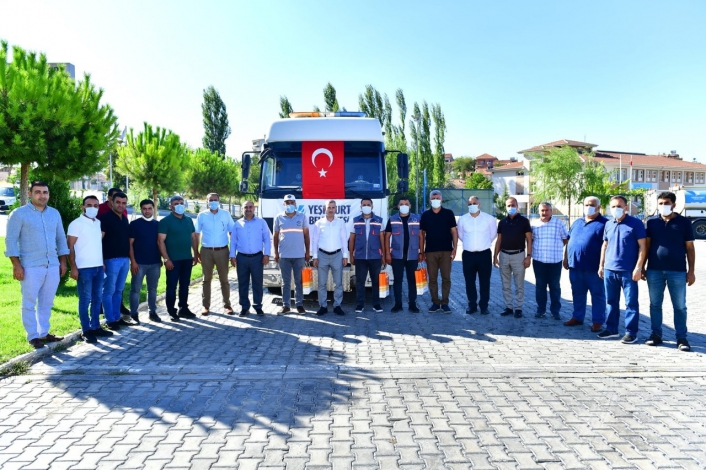 Başkan Çınar, ateş kahramanlarını ziyaret etti
