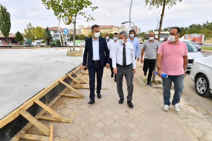 Başkan Çınar, Yeşiltepe´de çalışmaları inceledi
