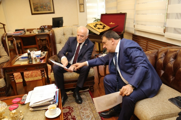 Başkan Gürkan, Genel Müdür Ersoy ile görüştü
