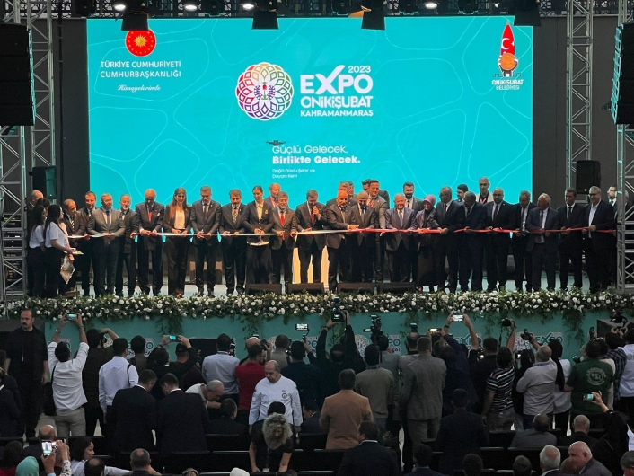 Cumhurbaşkanı Yardımcısı Yılmaz, EXPO 2023 açılışında konuştu
