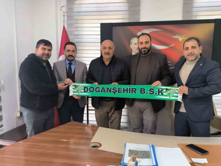 Doğanşehir Spor Kulübünden Başkan Zelyurta ziyaret
