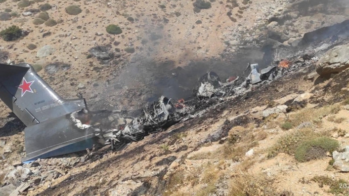 Düşen uçağın enkazının en net fotoğrafı ortaya çıktı
