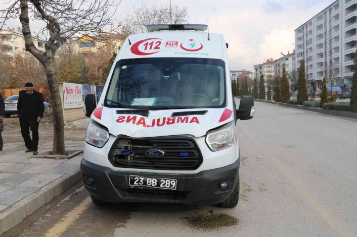 Elazığ´da ambulans yayaya çarptı: 2 yaralı
