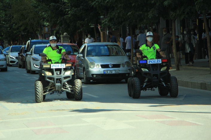 Elazığ´da polisler, ATV  motorlu  denetime başladı
