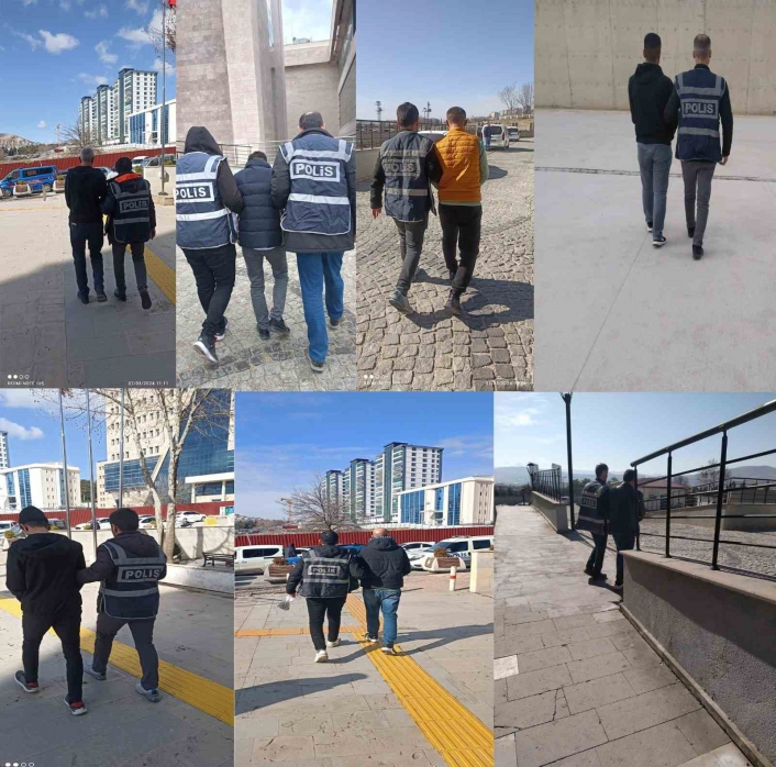 Elazığda haklarında kesinleşmiş hapis cezası bulunan 19 kişi yakalandı
