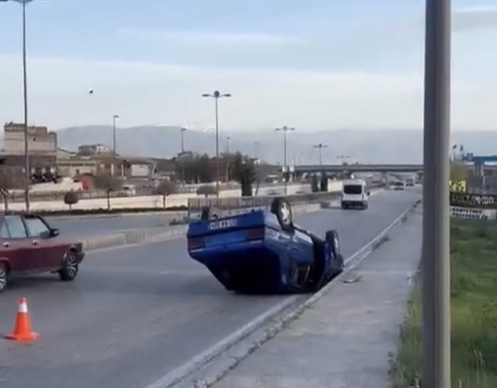 Elazığda trafik kazası:1 yaralı
