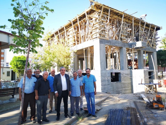 Faik Erdoğan Vakfı Cami inşaatı hızla devam ediyor
