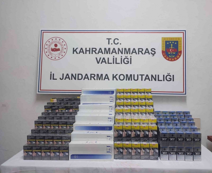 Kahramanmaraş´ta bin 630 paket kaçak sigara ele geçirildi
