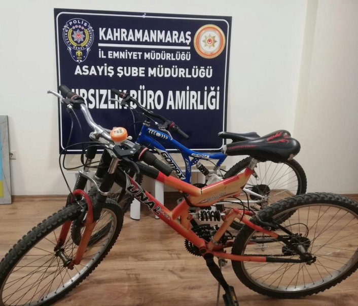 Kahramanmaraş´ta bisiklet hırsızları tutuklandı
