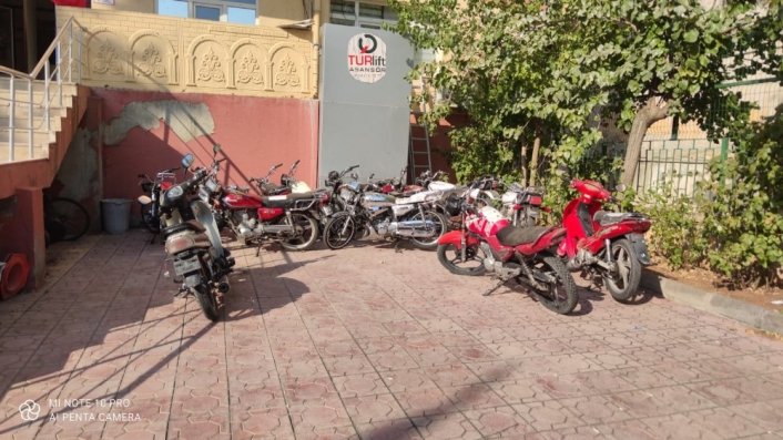 Kahta ilçesinde korona denetimi ve motosiklet uygulaması
