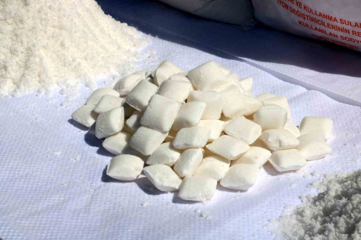 Küp şekerden sonra tablet tuz üretimine de geçildi
