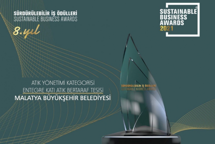 Malatya Büyükşehir entegre katı atık bertaraf tesisine ödül
