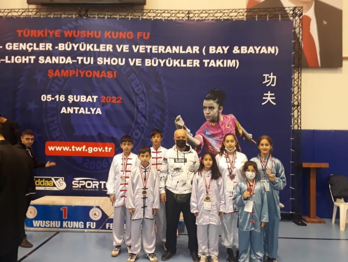 Malatyalı Wushu Kung Fu sporcuları 45 madalya ile dönüyor
