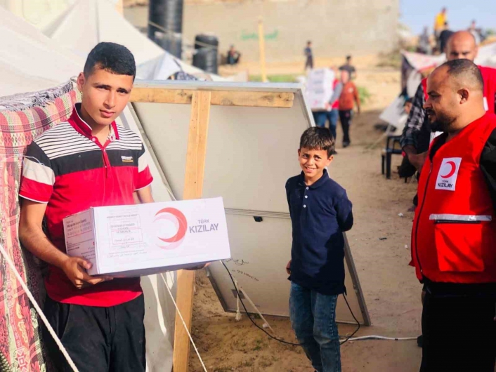 MÜSİADın yardımları Gazzeye ulaştı
