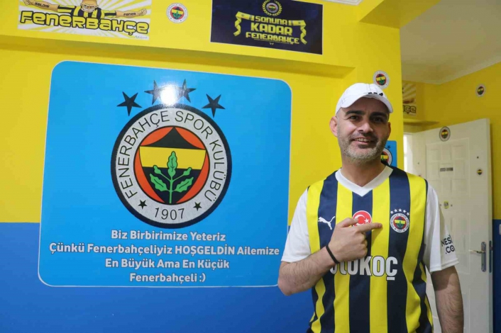 Sivaslı Gazinin Fenerbahçe sevgisi dikkat çekiyor
