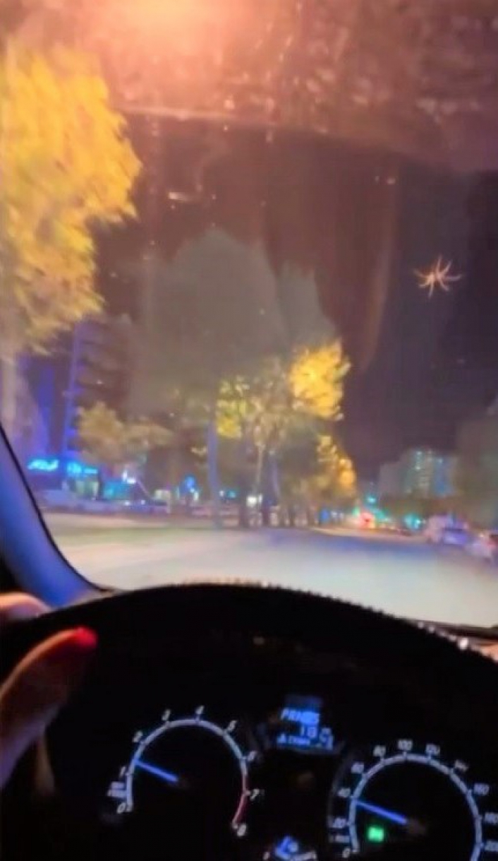 Sürücünün otomobildeki örümcek ile imtihanı

