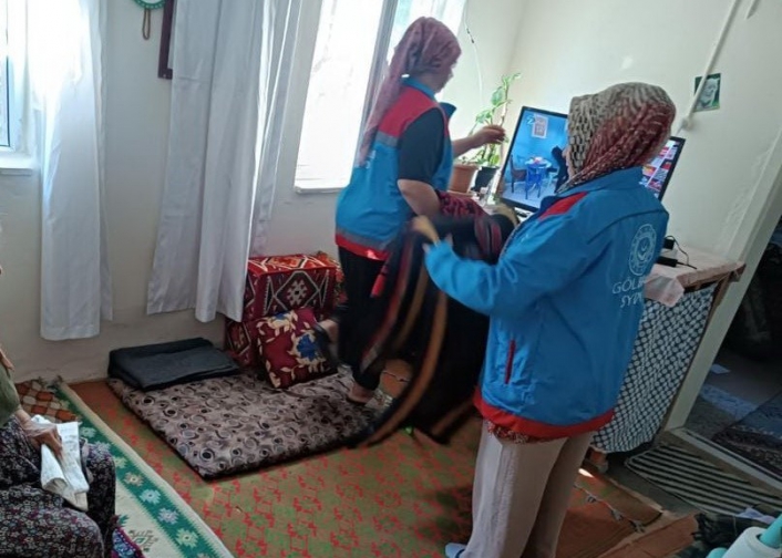 Yaşlı, engelli ve ağır kronik hastalarının evleri temizleniyor
