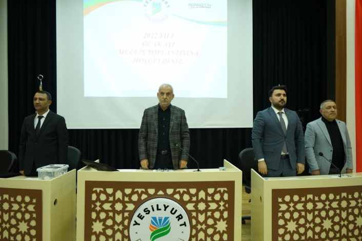 Yeşilyurt Belediye Meclisi, 2022´nin ilk toplantısını yaptı
